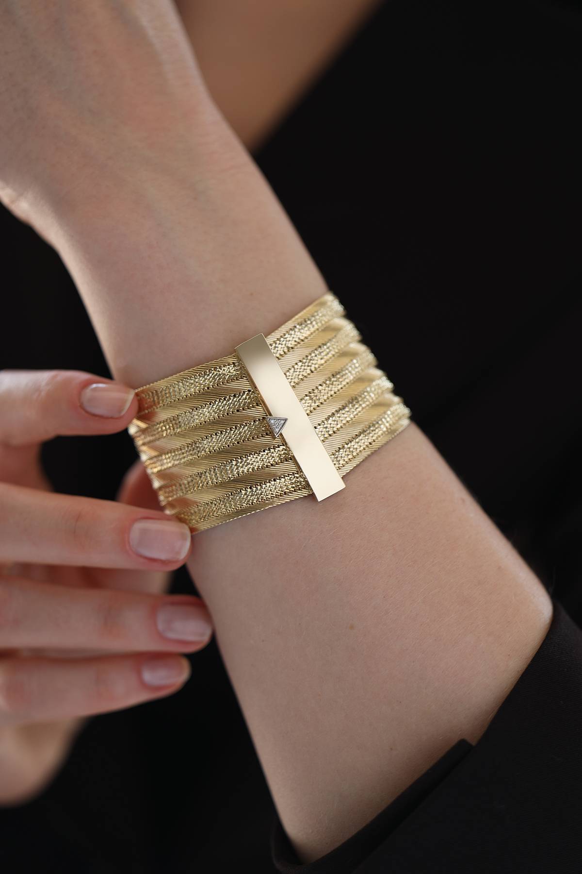 Trabzon Hasır Altın Bilezik - 18 Line Elizyum 3